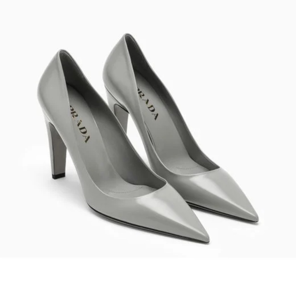 Prada Pointed Toe Slip On Pumps